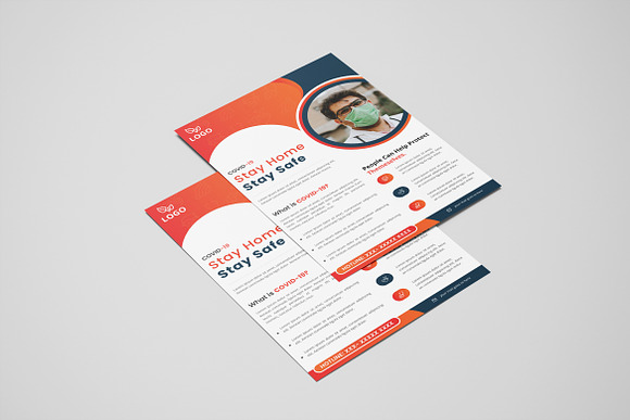 COVID-19 Flyer Template in Flyer Templates - product preview 1