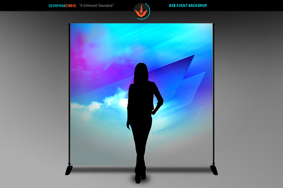 Abstract 8x8 Event Backdrop Template in Templates - product preview 3