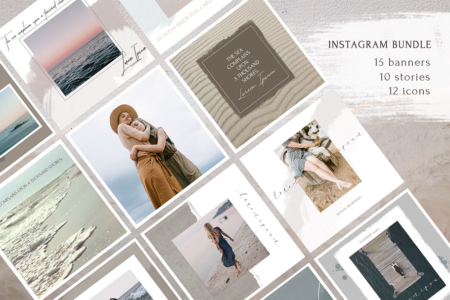Pastel Instagram Templates in Instagram Templates - product preview 8