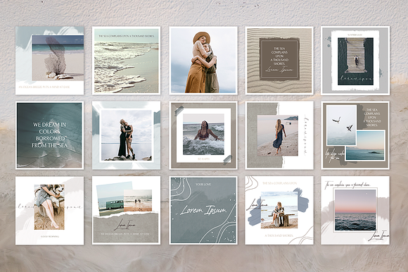 Pastel Instagram Templates in Instagram Templates - product preview 1
