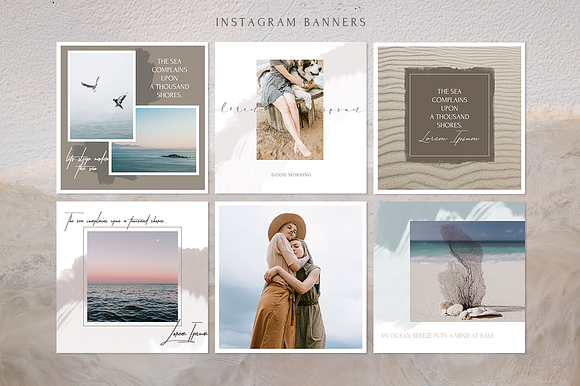 Pastel Instagram Templates in Instagram Templates - product preview 2
