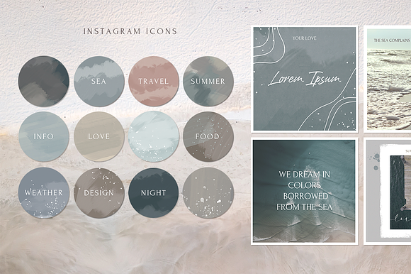 Pastel Instagram Templates in Instagram Templates - product preview 4