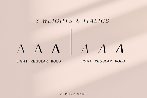 ZEPHYR Sans Serif Font in Sans-Serif Fonts - product preview 4