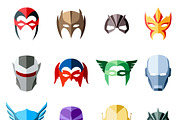 Vector super hero masks