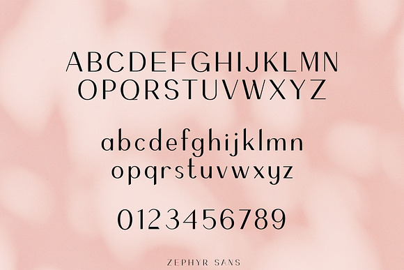 ZEPHYR Sans Serif Font in Sans-Serif Fonts - product preview 11