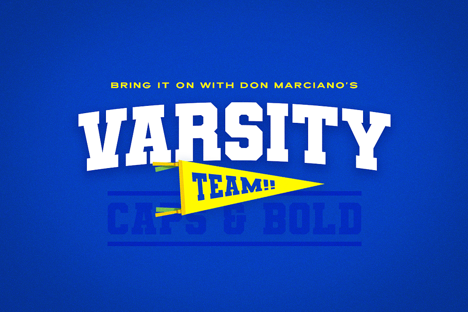 Varsity Team Sports Font in Display Fonts - product preview 8