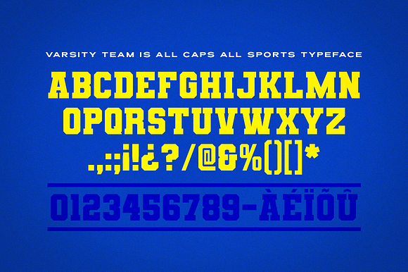 Varsity Team Sports Font in Display Fonts - product preview 1