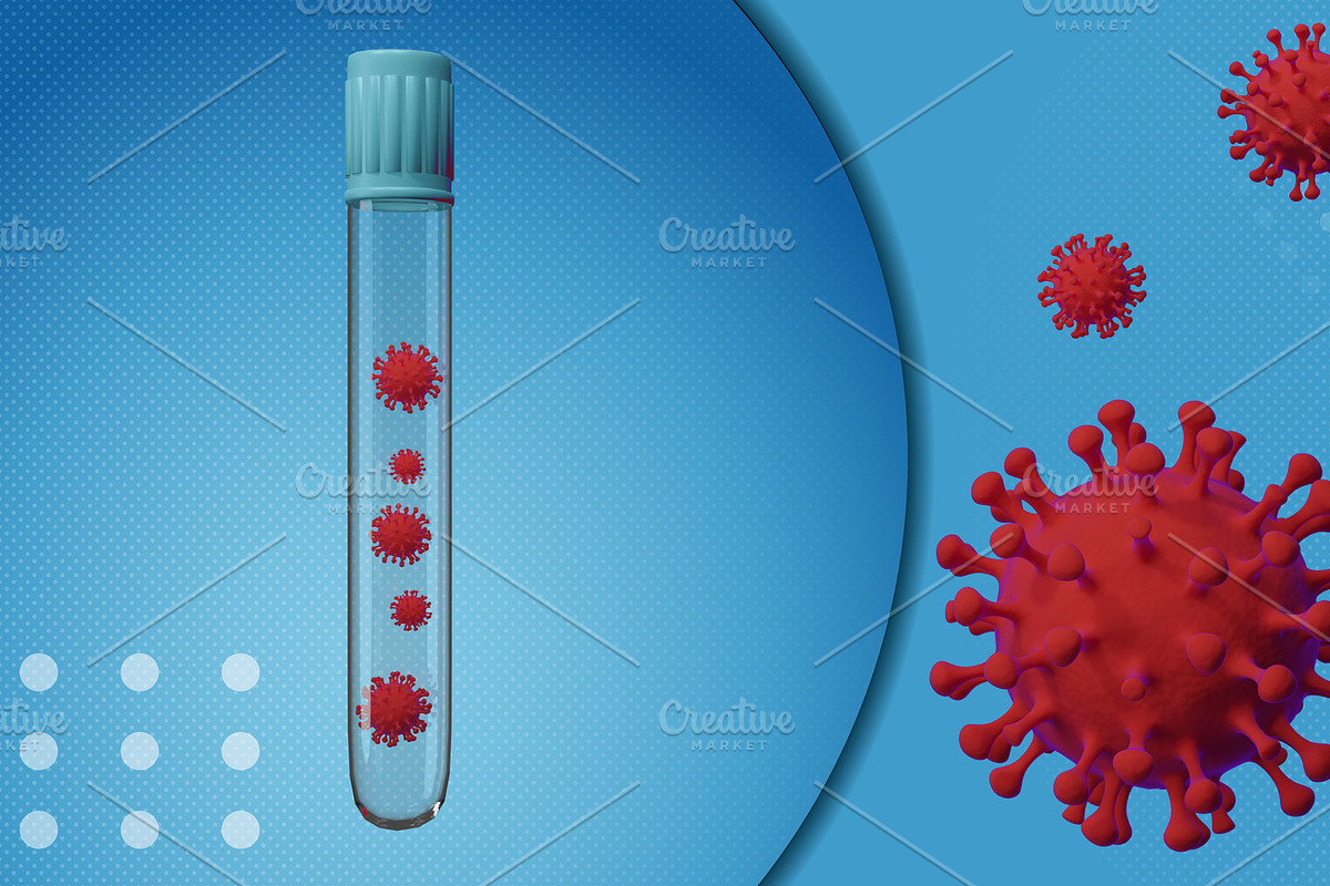 Coronavirus in glass vial in Textures - product preview 8