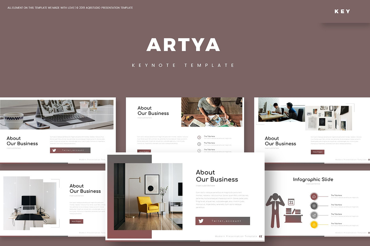 Artya - Keynote Template in Keynote Templates - product preview 8