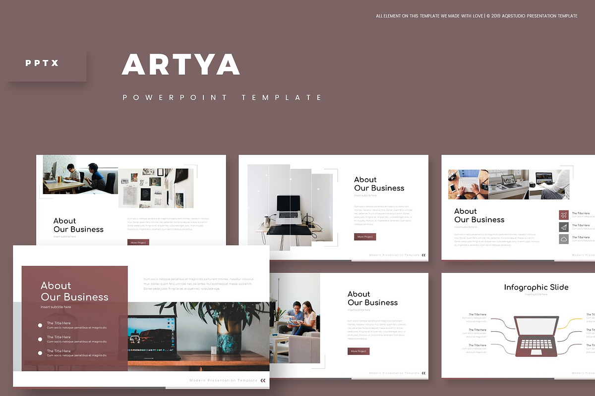 Artya - Powerpoint Template in PowerPoint Templates - product preview 8
