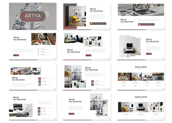 Artya - Powerpoint Template in PowerPoint Templates - product preview 1