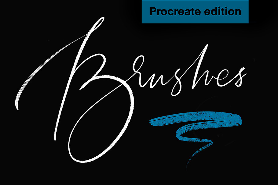 10 Script Brushes for Procreate in Add-Ons - product preview 8
