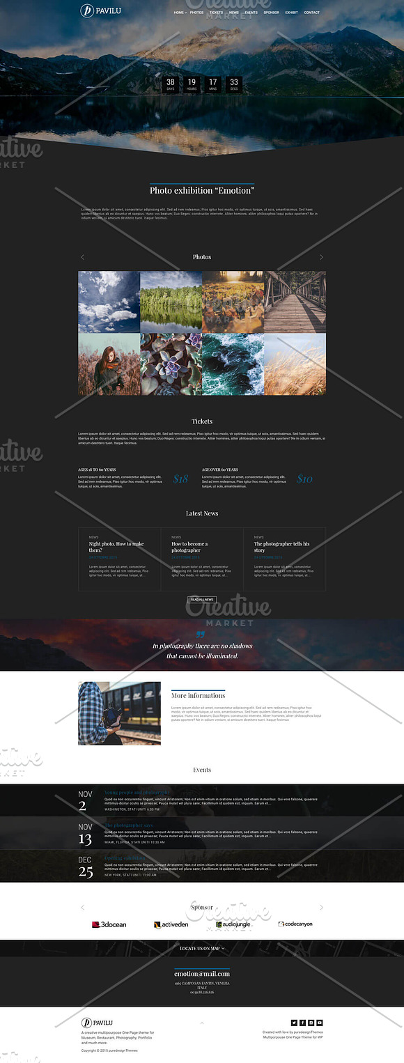 Pavilu - One Page MultiPurpose theme in WordPress Landing Page Themes - product preview 2