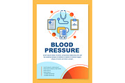 Blood pressure brochure template