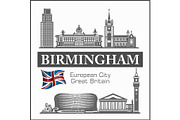 Birmingham - British city skyline