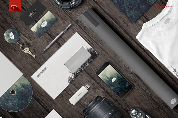 Photographer Identity Mock-up in Branding Mockups - product preview 1