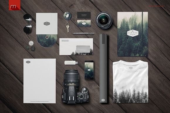 Photographer Identity Mock-up in Branding Mockups - product preview 2