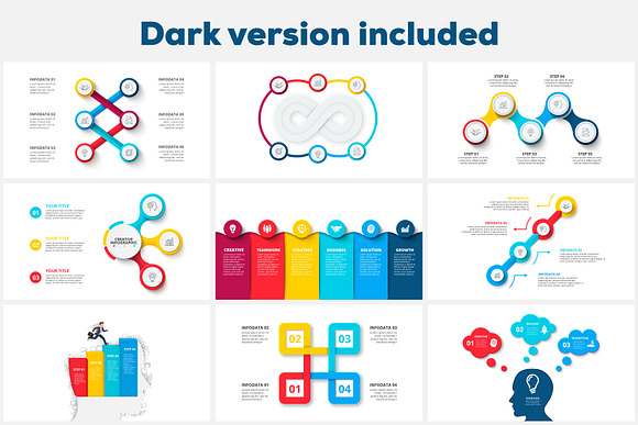 Creative infographic presentations in PowerPoint Templates - product preview 3