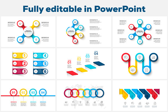 Creative infographic presentations in PowerPoint Templates - product preview 5