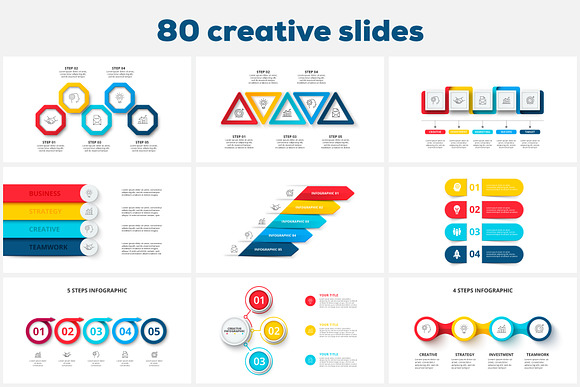 Creative infographic presentations in PowerPoint Templates - product preview 6