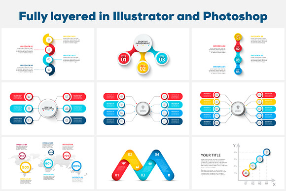 Creative infographic presentations in PowerPoint Templates - product preview 7