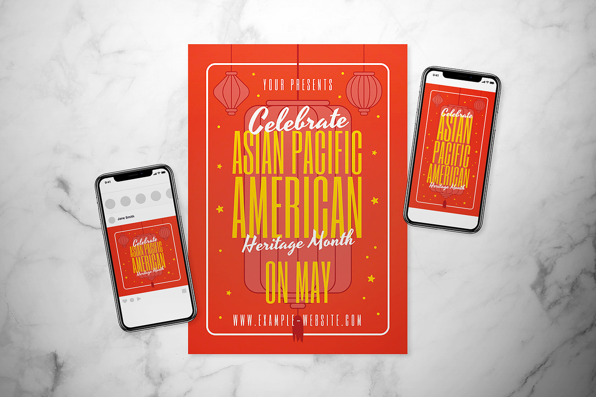 AsianPacific American Heritage Month in Flyer Templates - product preview 8