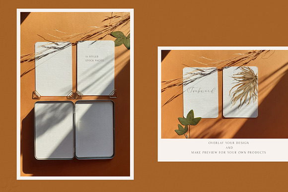 SUNBURNED Styled Stock Photos in Print Mockups - product preview 2
