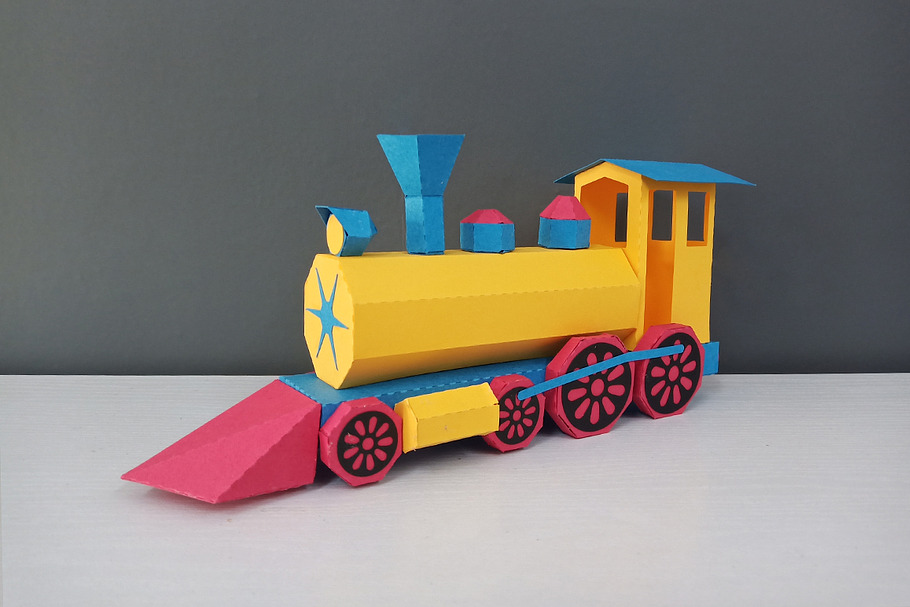 DIY Locomotive model - 3d papercraft