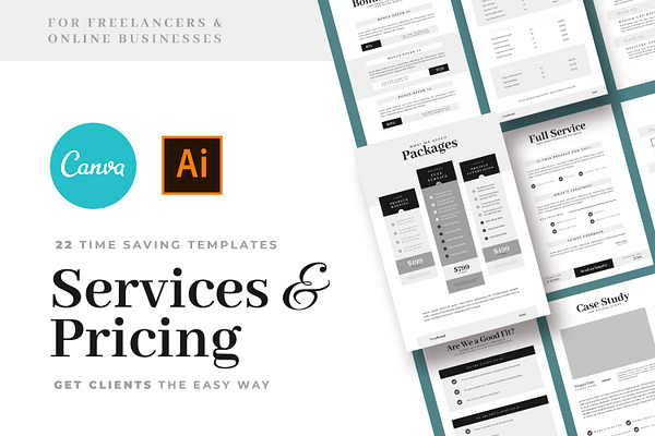 Services & Pricing Guide Templates