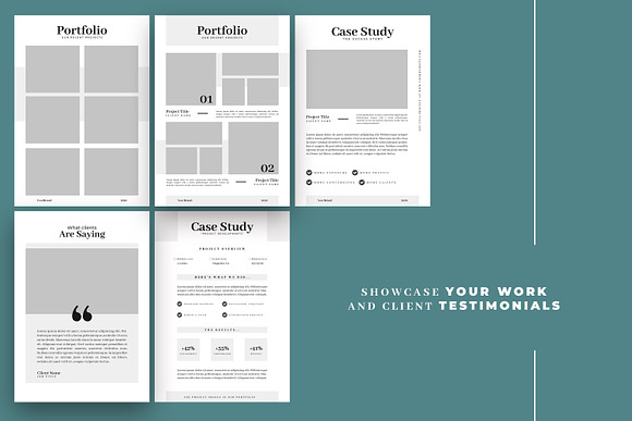 Services & Pricing Guide Templates in Magazine Templates - product preview 2