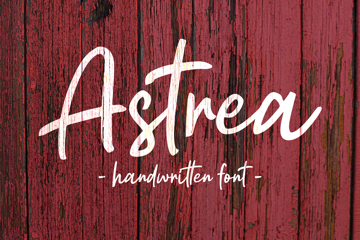 Astrea - Handwritten Font in Script Fonts - product preview 8