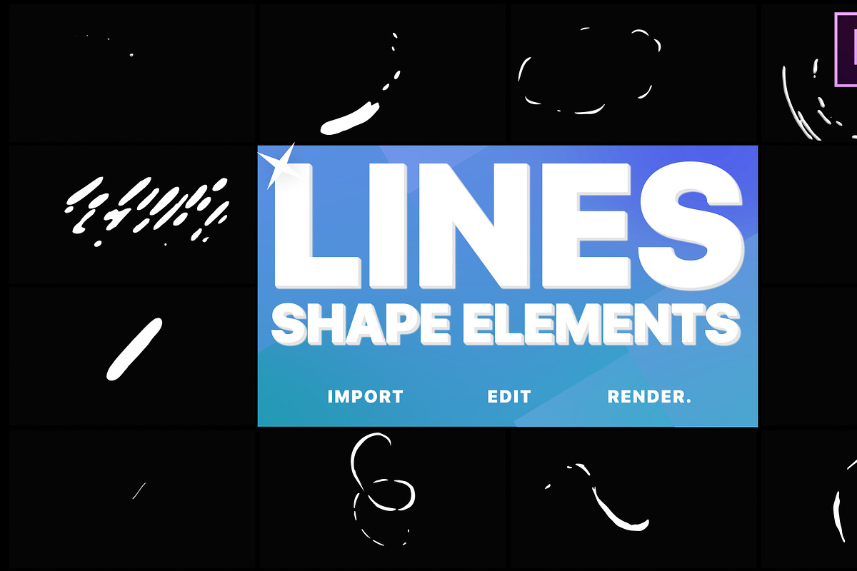 Shape Lines | Premiere Pro MOGRT in Templates - product preview 8