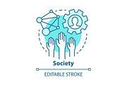 Society concept icon