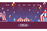 Traveling circus website design