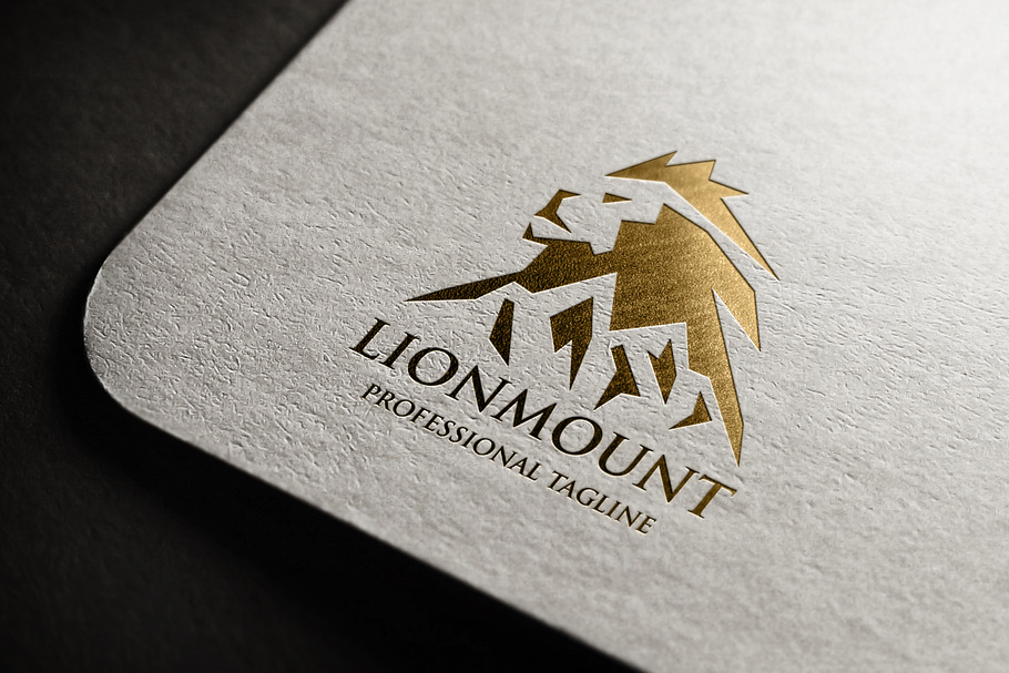 Lion Mount Logo in Logo Templates - product preview 8