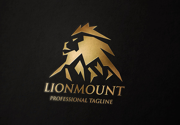 Lion Mount Logo in Logo Templates - product preview 4