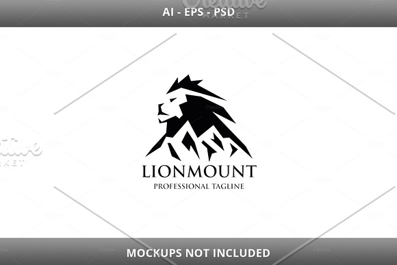 Lion Mount Logo in Logo Templates - product preview 5