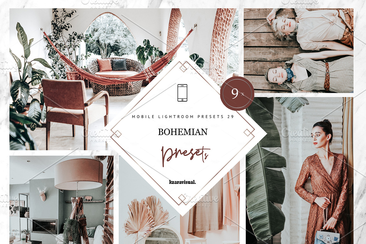 Bohemian Lightroom Presets | Mobile in Add-Ons - product preview 8