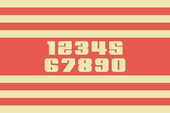 Ham Numeral Set in Sans-Serif Fonts - product preview 1