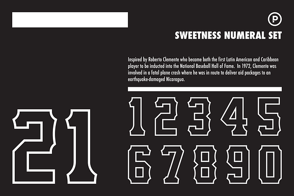 Sweetness Numeral Set