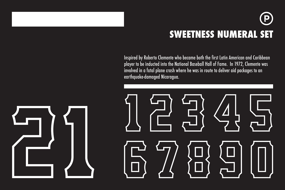 Sweetness Numeral Set in Serif Fonts - product preview 8