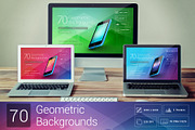 70 Geometric Backgrounds