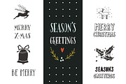 Season's greetings | X-mas lettering