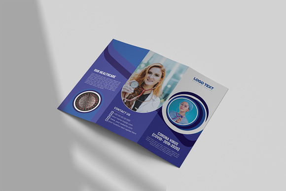 Corona virus (COVID-19) Brochure in Brochure Templates - product preview 1
