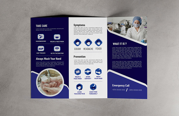 Corona virus (COVID-19) Brochure in Brochure Templates - product preview 2