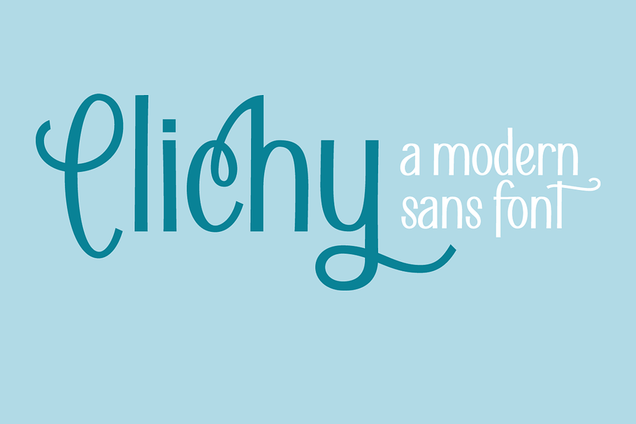 Clichy in Sans-Serif Fonts - product preview 8