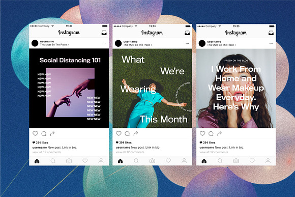 Modern Creative Instagram Templates in Instagram Templates - product preview 3