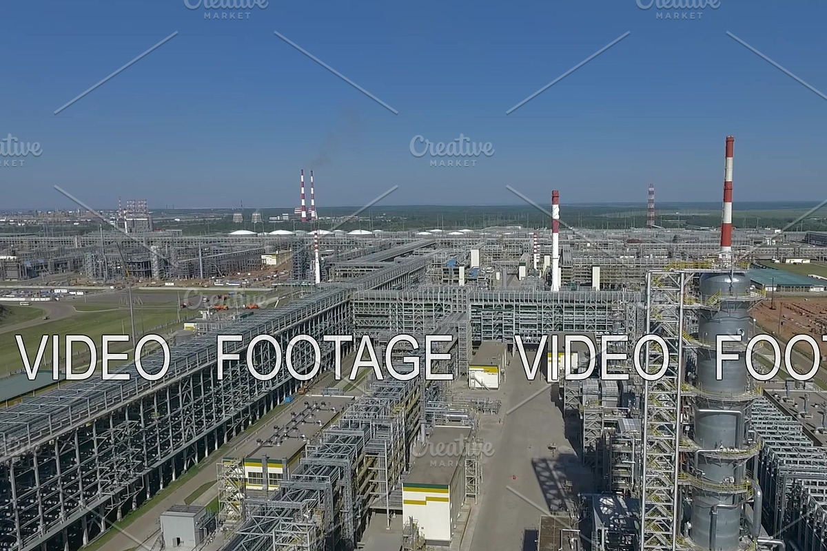 An aerial view of an oil refining in Graphics - product preview 8