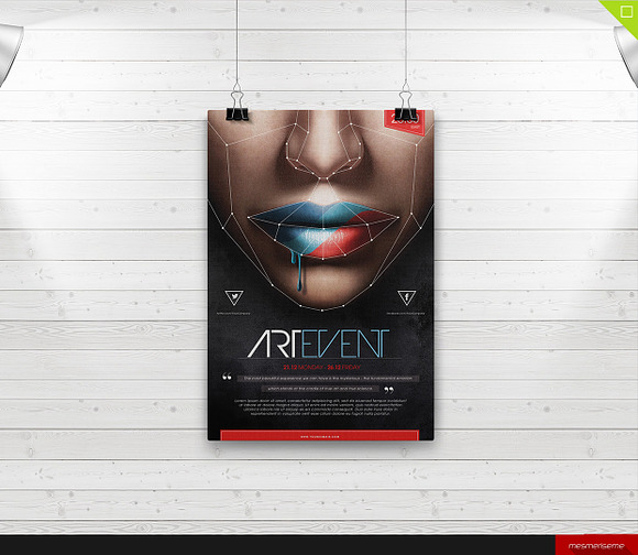 Picture/ Poster On 5 Stages Mock-up in Print Mockups - product preview 42