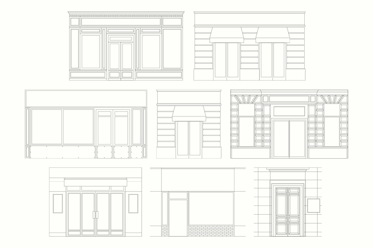 Facades, Shops & Storefronts in Mockup Templates - product preview 8